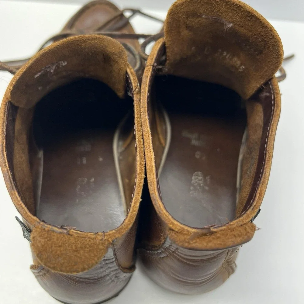Eastland Vintage Seneca Mens 5D Brown Leather Camp Moc‎ Chukka Boots